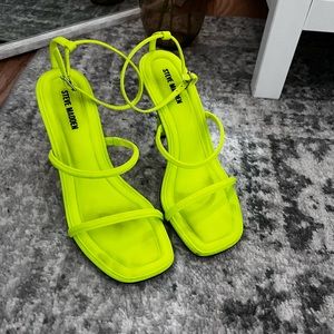 Yellow Steve Madden Statement Heel